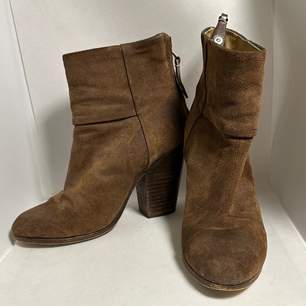 rag & bone Newbury Suede Ankle Boots – Women’s Size 6 / 36 EU